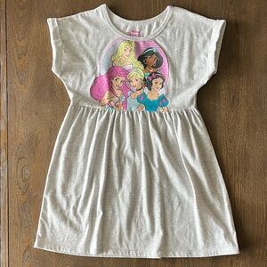 Disney Princess Light Gray Kids Dress